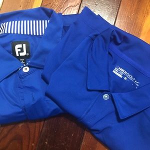 Lot of 2 golf polos (Nike & FootJoy)